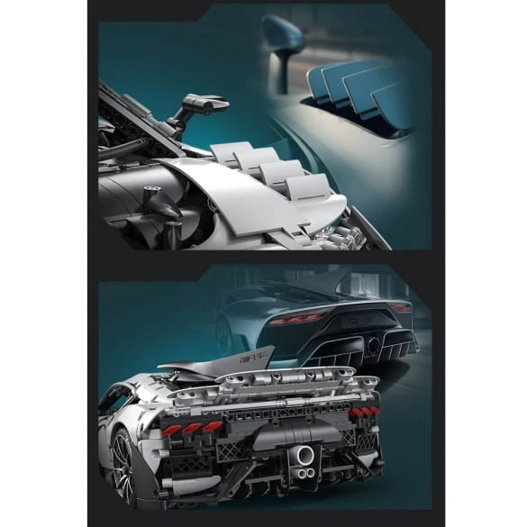 Byggesett Mercedes-AMG ONE med fjernstyring │ Byggeklosse Genuine® Building Block Bodel R/C – bilde 14
