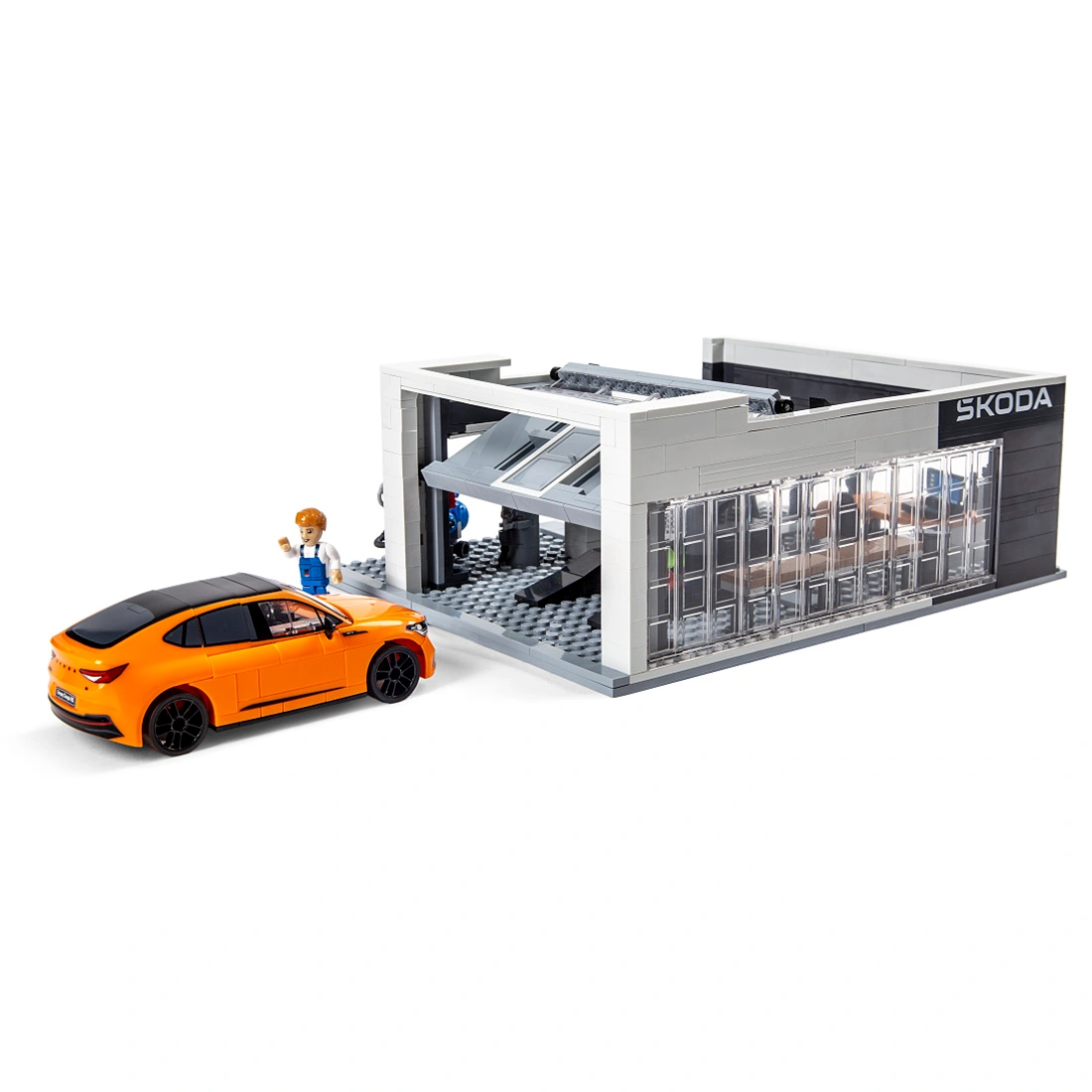Byggesett Škoda Service Center Enyaq Coupé RS │ Byggeklosser Genuine® Building blocks – bilde 2