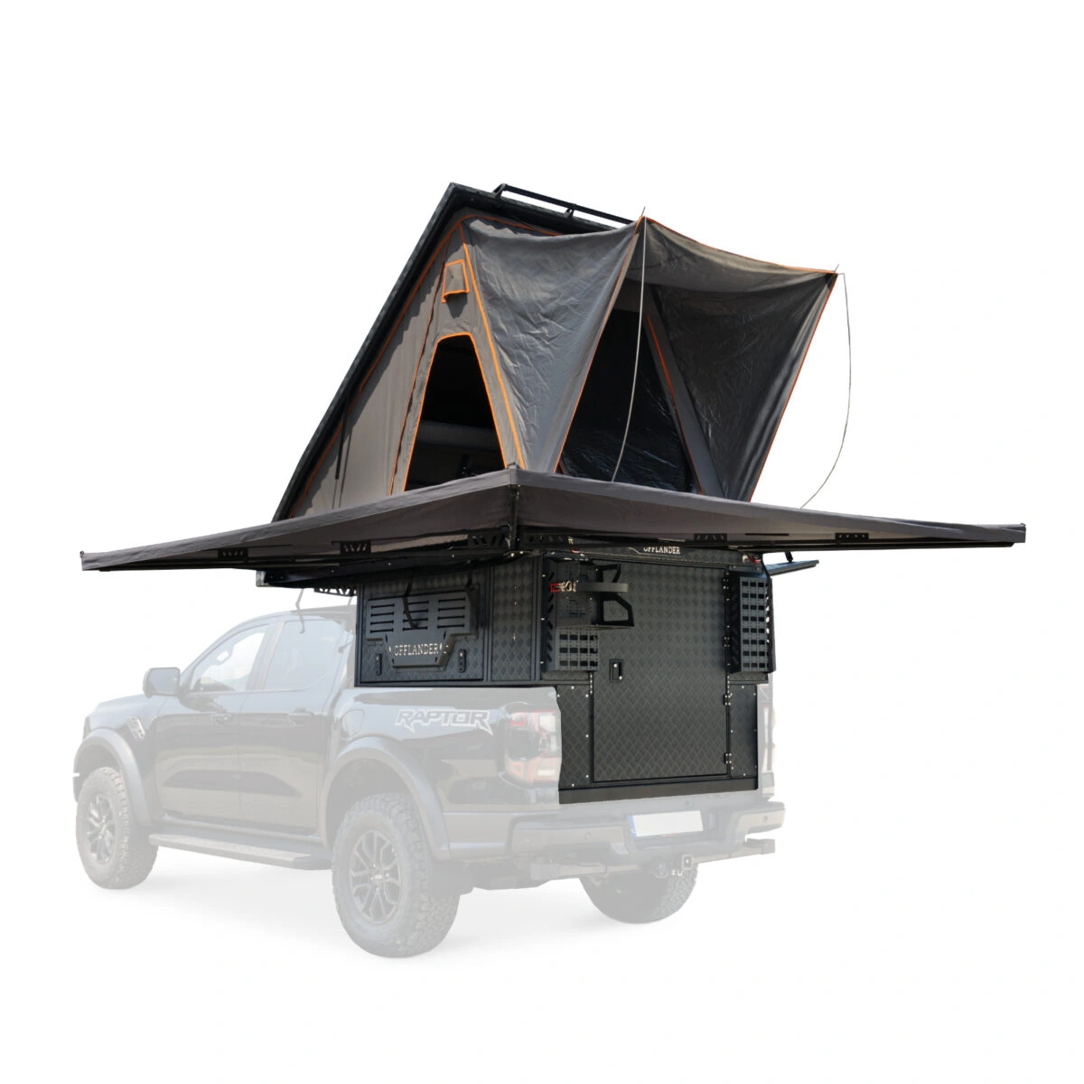 Camperinnredning Offlander Draa │ fast campermodul til pickup - helårsbruk