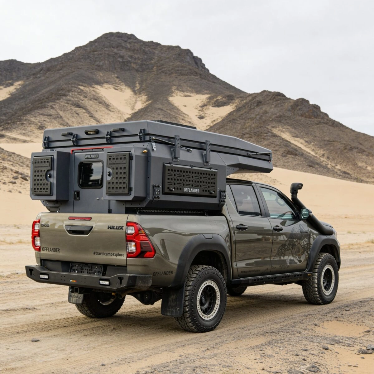 Camperinnredning Offlander Wadi S Ultralight Standard │ campermodul til pickup - helårsbruk – bilde 6