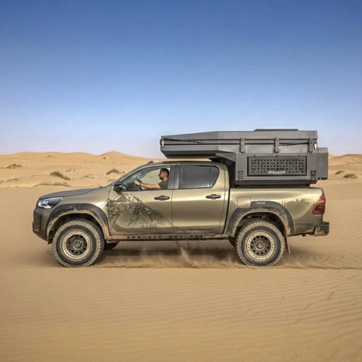 Camperinnredning Offlander Wadi S Ultralight Standard │ campermodul til pickup - helårsbruk – bilde 8