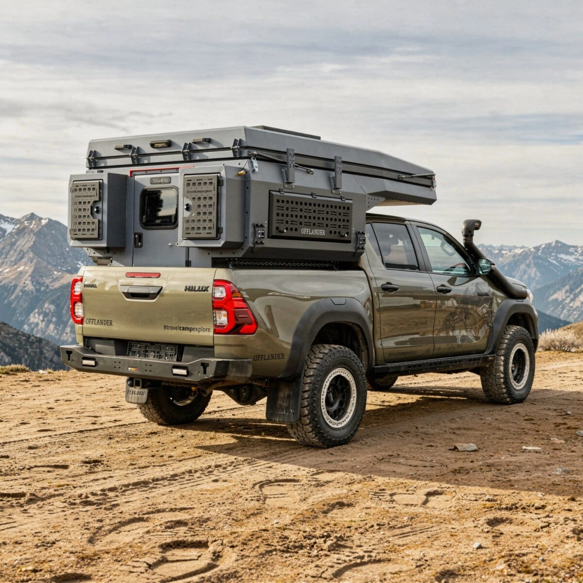 Camperinnredning Offlander Wadi S Ultralight Standard │ campermodul til pickup - helårsbruk – bilde 9