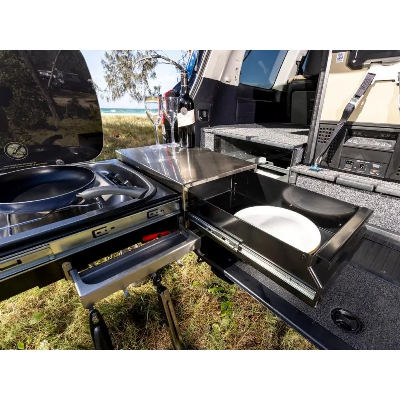 Camping-kjøkken i uttrekkbar ARB-skuffoppbygging Wagon Slide Kitchen RDKEU1045 – bilde 2