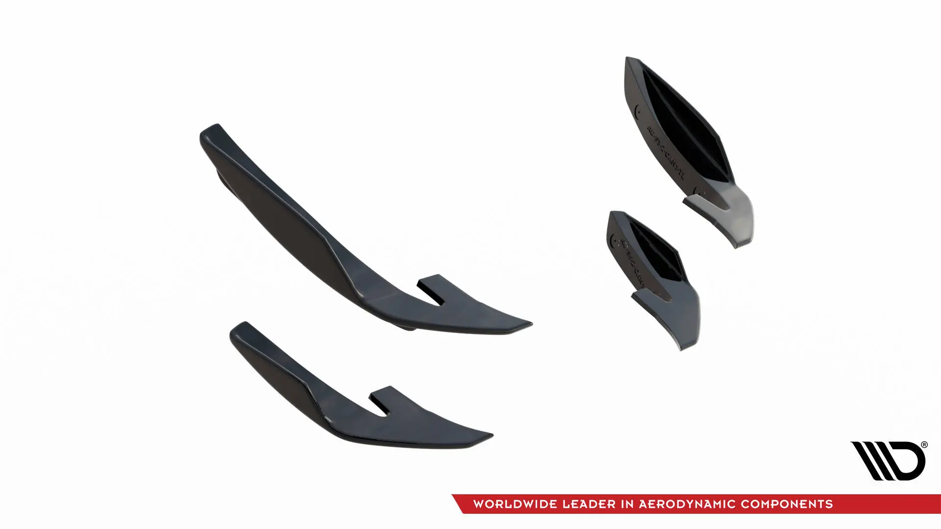 Canards vinger Audi S5 F5 / Audi A5 F5 S-Line 2017 - 2019 | Glossy Black Edition – bilde 6