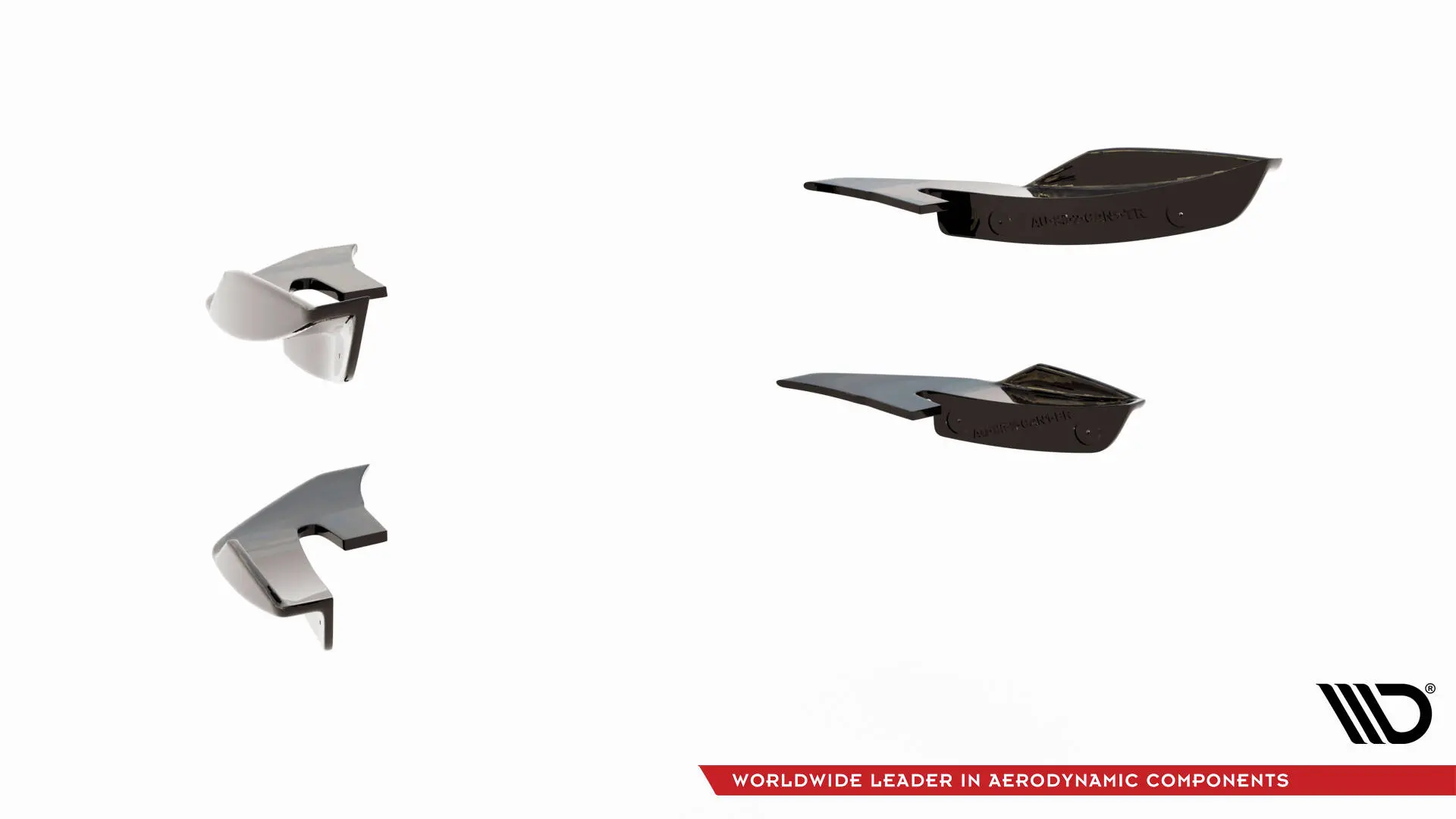 Canards vinger Audi S5 F5 / Audi A5 F5 S-Line 2017 - 2019 | Glossy Black Edition – bilde 7