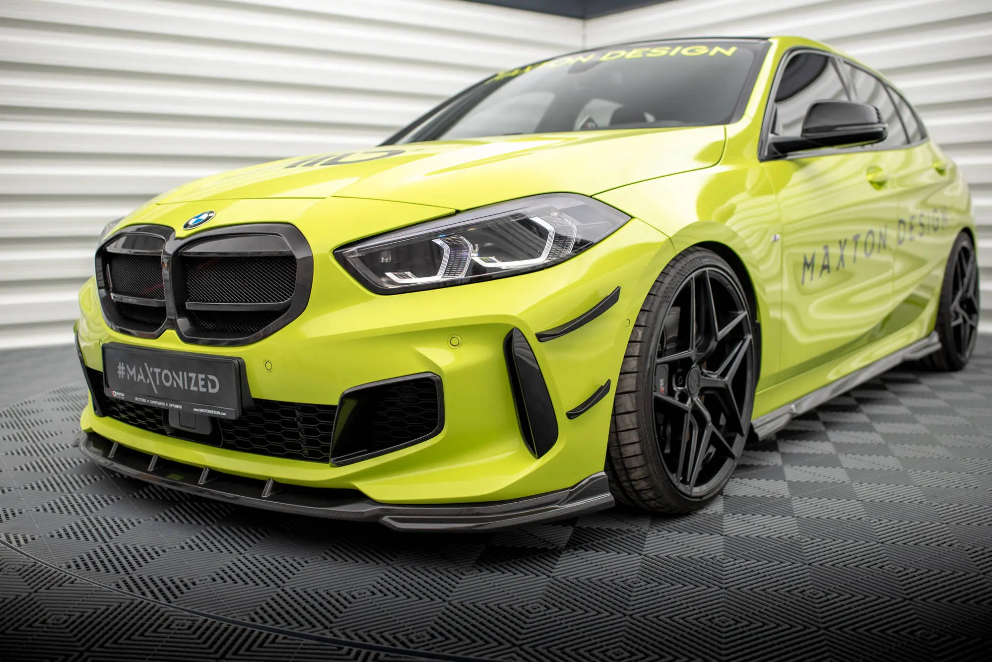 Canards vinger BMW 1 (F40) M-Pack / BMW 1 (F40) M135i 2019 - 2024 | Real Carbon Fiber – bilde 2