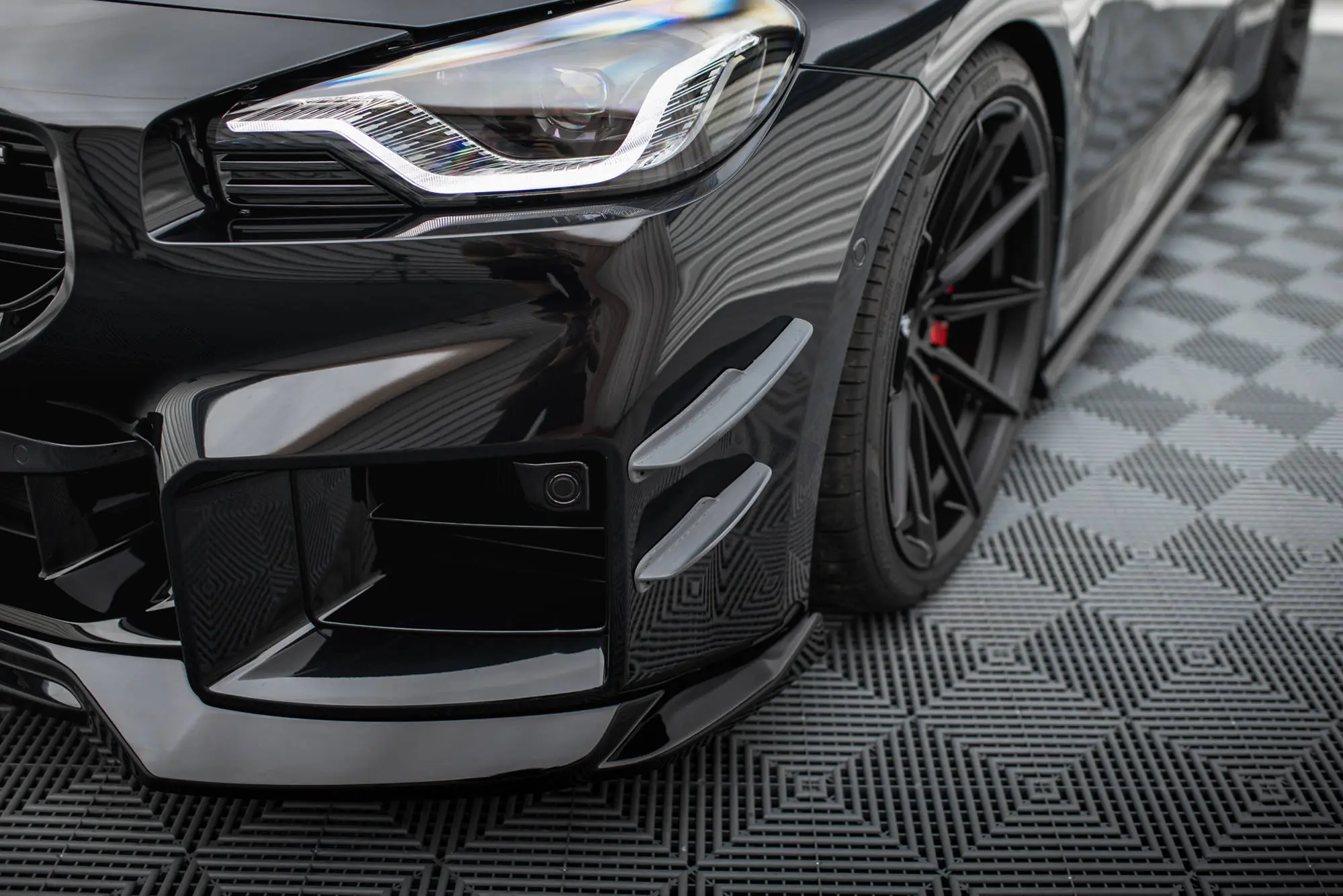Canards vinger BMW M2 (G87) 2023 -> | Glossy Black Edition