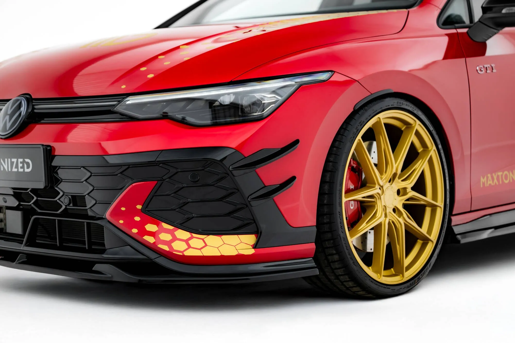Canards vinger Volkswagen Golf GTI Clubsport VIII Facelift 2024 -> | Glossy Black Edition