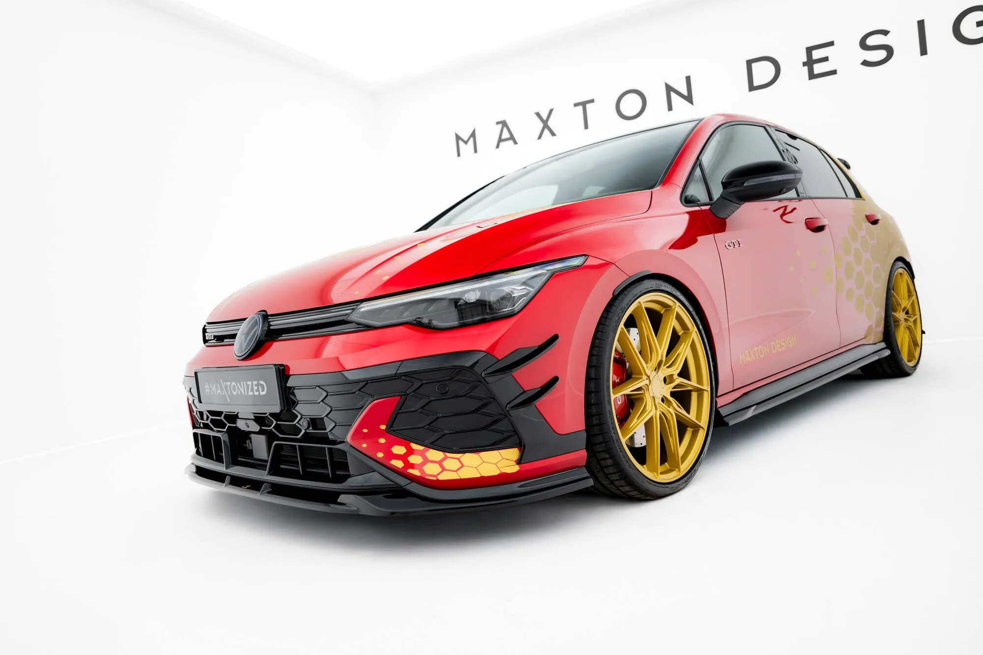 Canards vinger Volkswagen Golf GTI Clubsport VIII Facelift 2024 -> | Glossy Black Edition – bilde 2