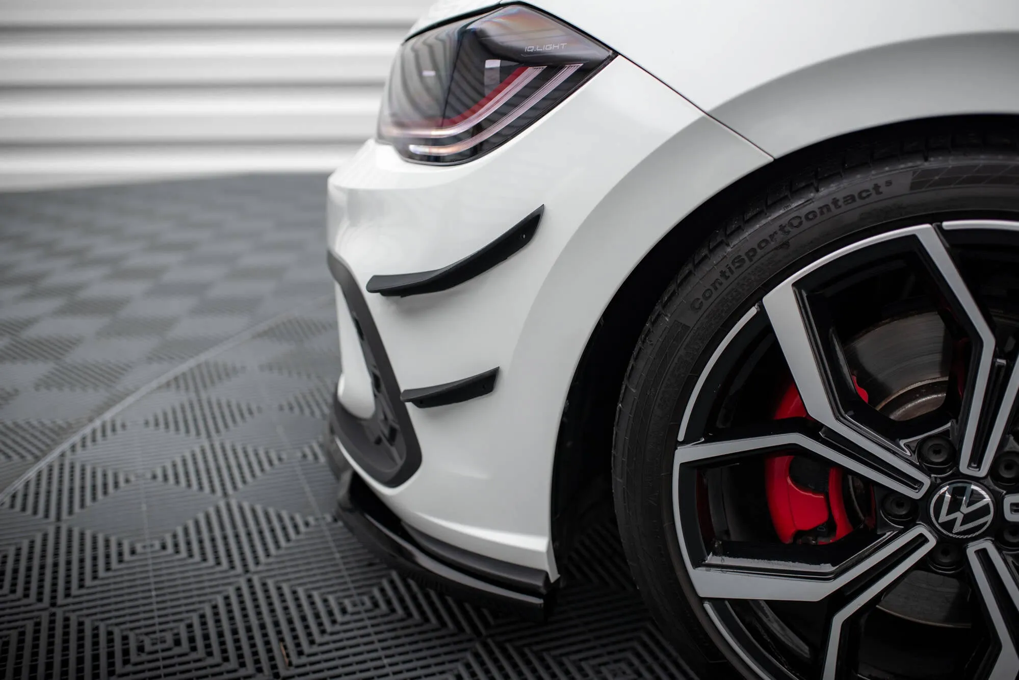 Canards vinger Volkswagen Polo GTI VI Facelift 2021 -> | Glossy Black Edition – bilde 3