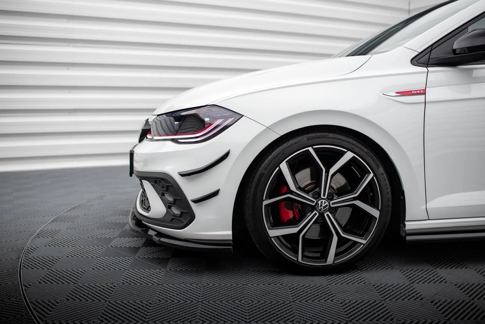 Canards vinger Volkswagen Polo GTI VI Facelift 2021 -> | Glossy Black Edition – bilde 4