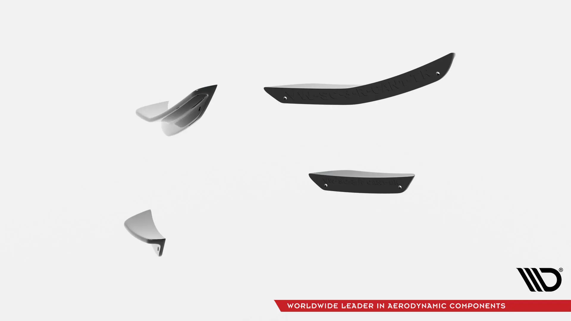 Canards vinger VW Scirocco R mk3 2008 - 2014 | Glossy Black Edition – bilde 7