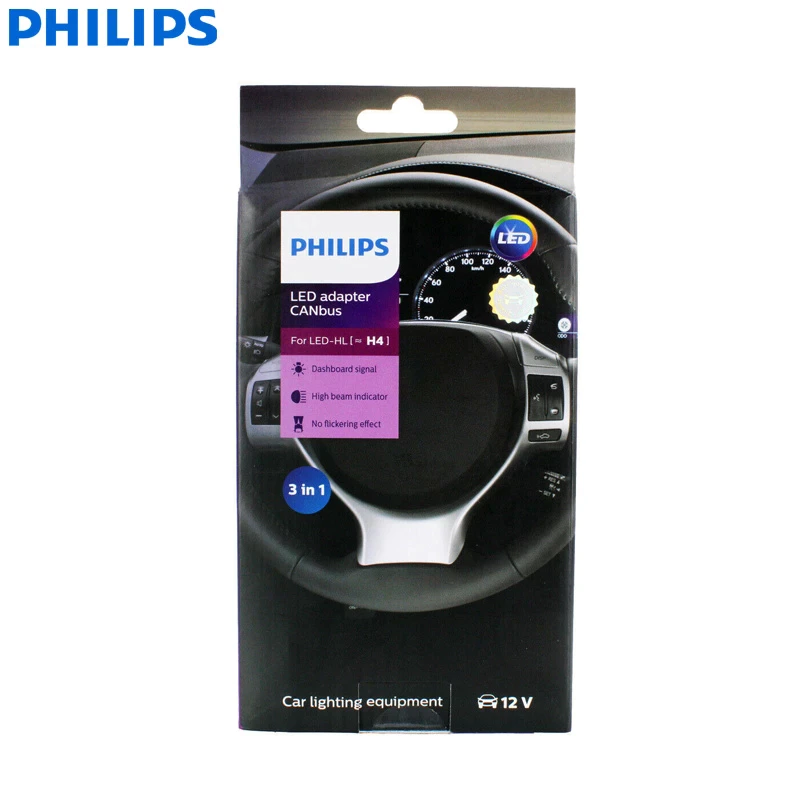 CANBUS LED-adapter H4 Philips - sett 2 stk. Image 2