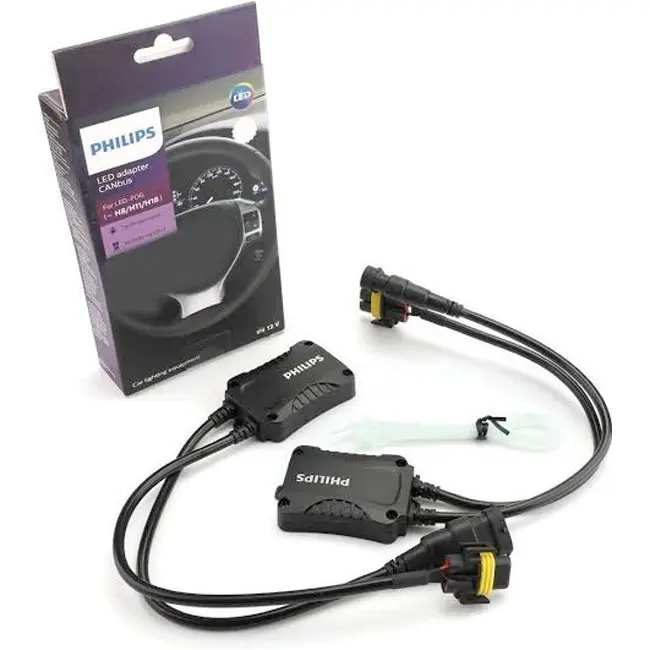 CANBUS LED-adapter HB3/HB4/HIR2 Philips - sett 2 stk. Image 9