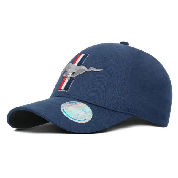 Cap Ford Mustang Logo Unisex | Baseball Cap Blue – bilde 2