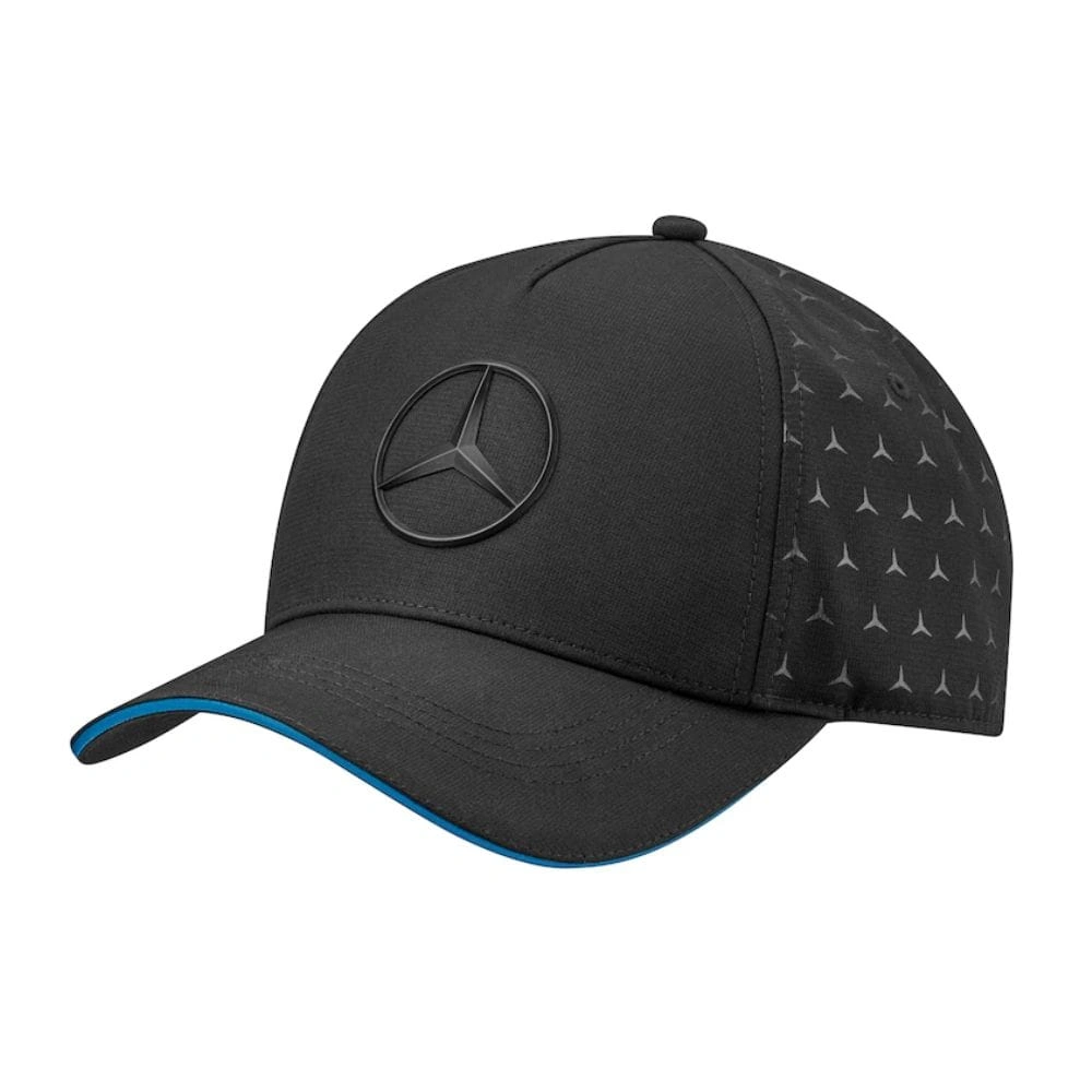 Caps Mercedes-Benz Electric Blue │ Genuine® 5-panelscaps, svart