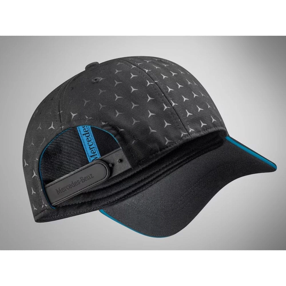 Caps Mercedes-Benz Electric Blue │ Genuine® 5-panelscaps, svart – bilde 2