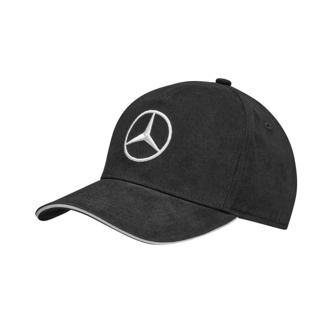 Caps Mercedes-Benz Unisex │ Svart med sølvdetaljer – Genuine®