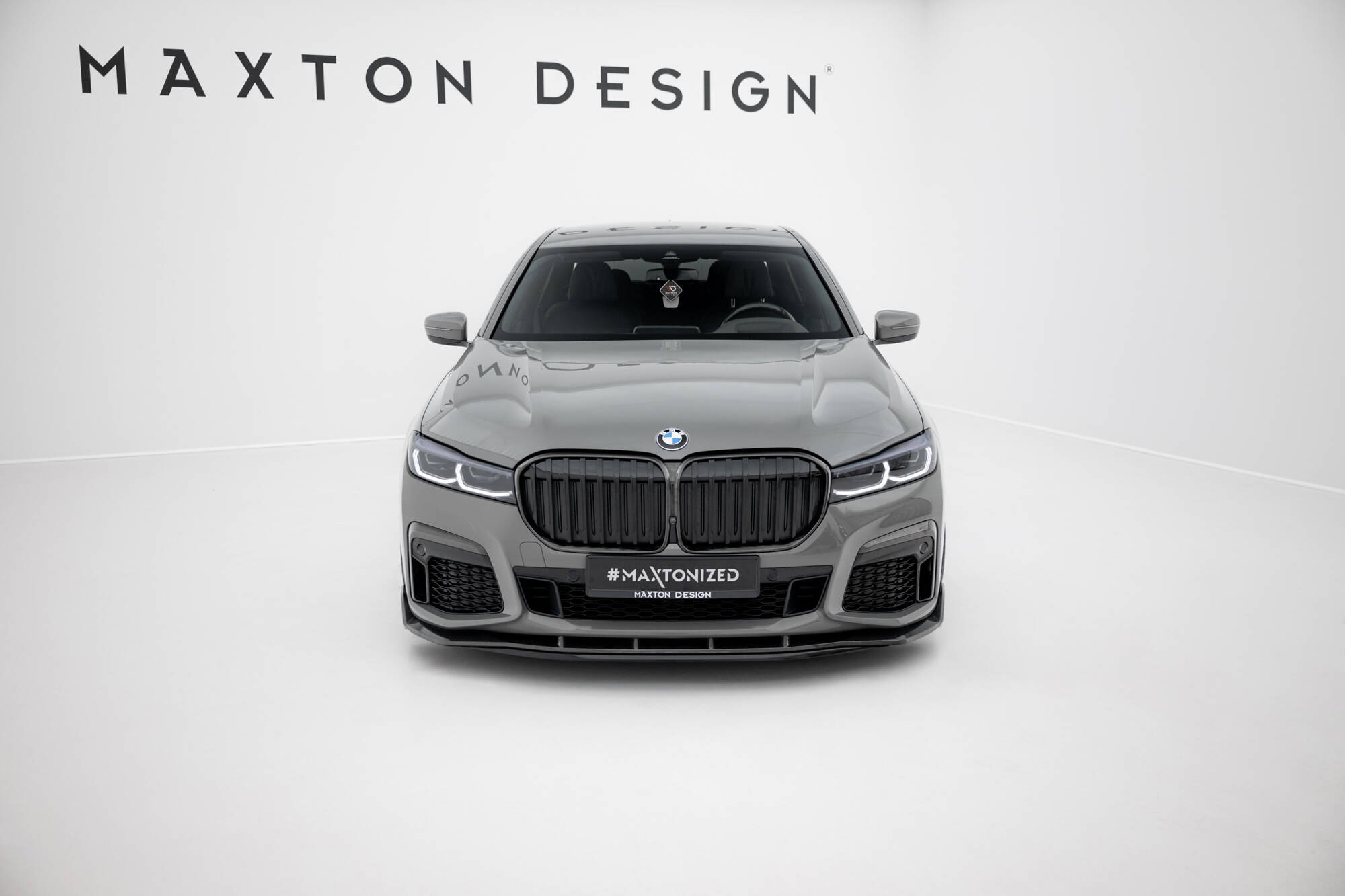 Carbon + ABS Frontspoiler BMW 7 M-Pack (G11) Facelift 2019 - 2022 | Sport Glossy Black Edition – bilde 2