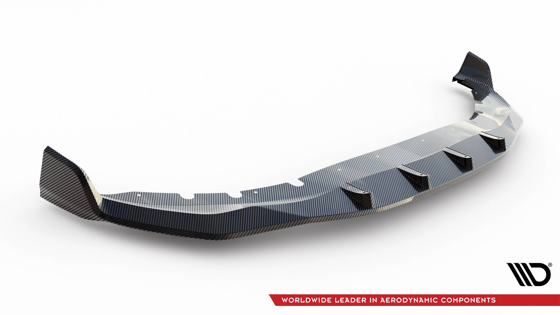 Carbon + ABS Frontspoiler BMW 7 M-Pack (G11) Facelift 2019 - 2022 | Sport Glossy Black Edition – bilde 7