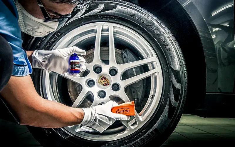 CarPro DLUX Kit │ Felgbeskyttelse - Plast vinyl og felg Coating - 30ml Image 10