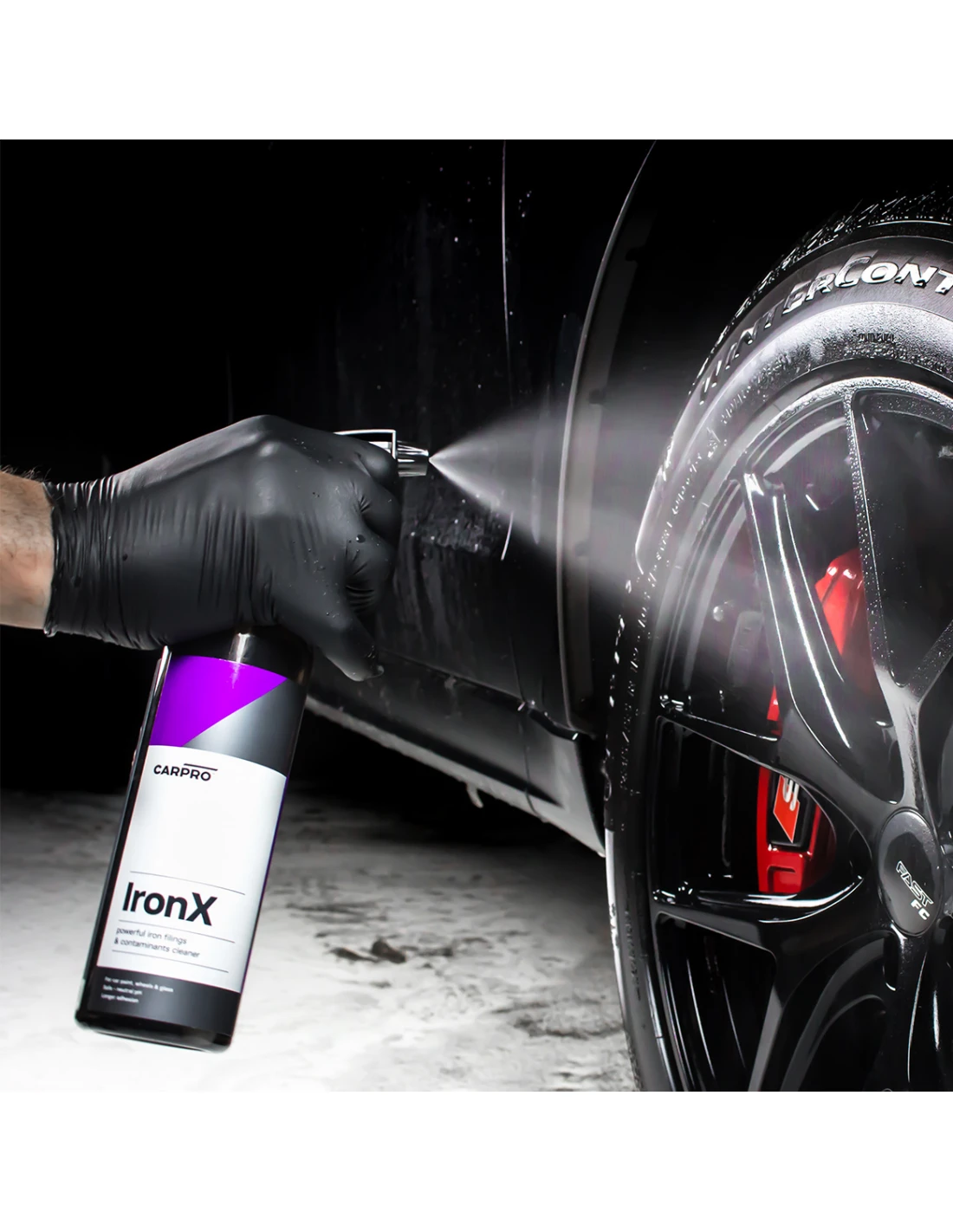 CarPro Iron X Cleaner │ Metallpartikkelfjerner - Fjerner flyverust, piggstøv, etc - 500 ml Image 2