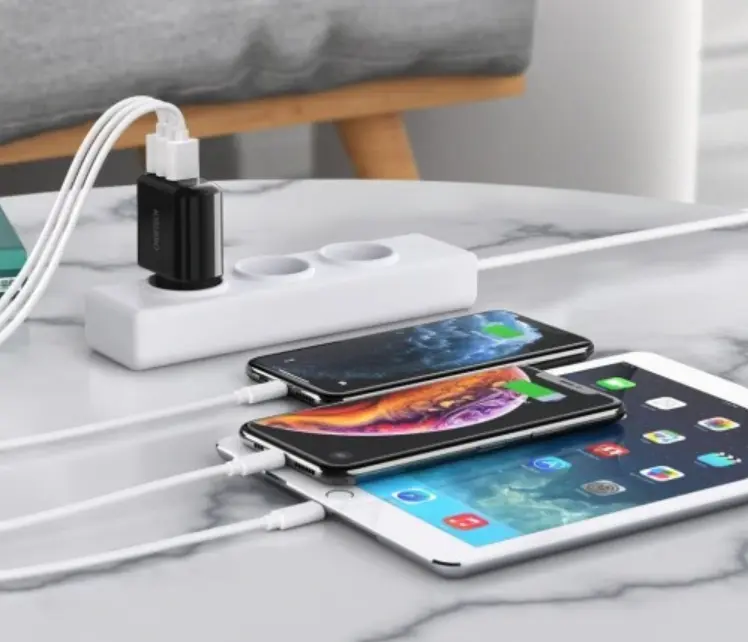 CHOETEC 3X USB 3.4A HURTIGLADER – bilde 2