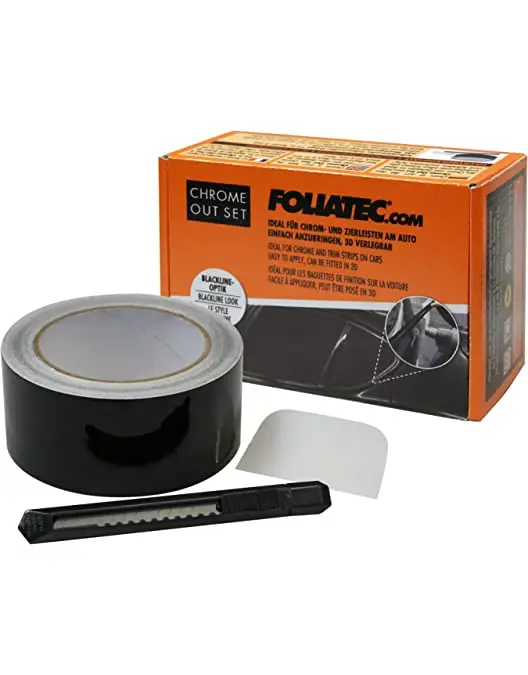 Chrome Delete kit Foliatec Black Matt | Svart matt Image 1