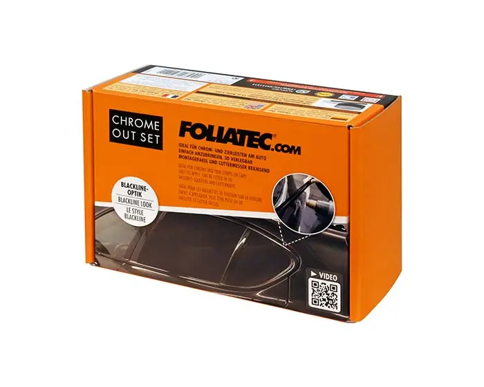 Chrome Delete kit Foliatec Black Matt | Svart matt Image 13