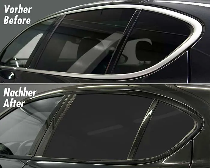 Chrome Delete kit Foliatec Black Matt | Svart matt Image 5