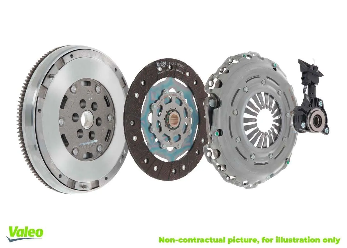 Clutchsett Mercedes-Benz Sprinter │ med dobbeltmassesvinghjul, med sentral utkobling Genuine® Valeo Fullpack DMF (CSC)
