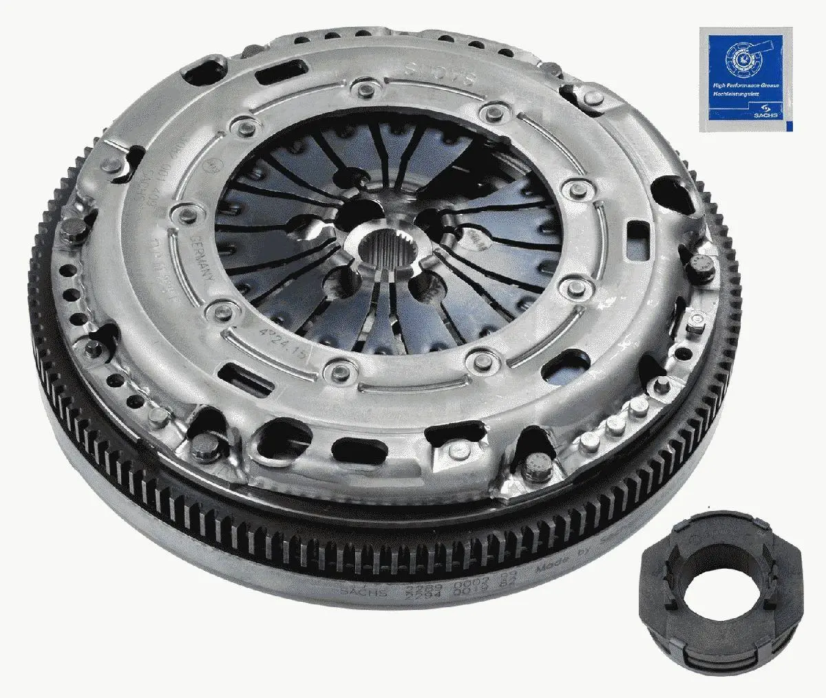 Clutchsett VAG 1.6 TDI / 1.9 TDI / 2.0 TDI │ Sachs ZMS Modul XTend Clutch Kit – bilde 11