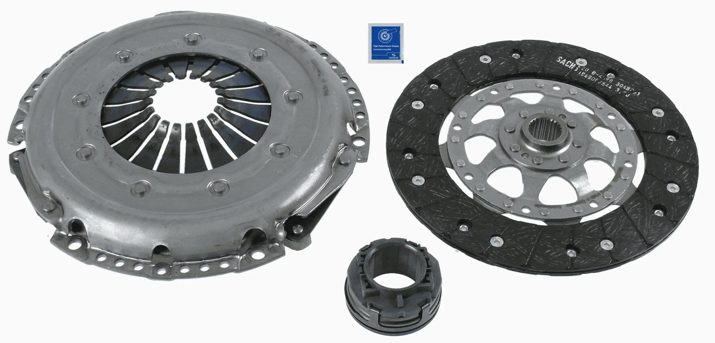 Clutchsett VAG │ Sachs Clutch kit 228mm – bilde 4