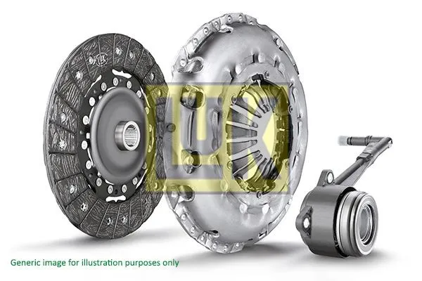 Clutchsett Volvo 2.4 / 2.5  │ LUK Clutch Kit  med sentral utkobling Image 9