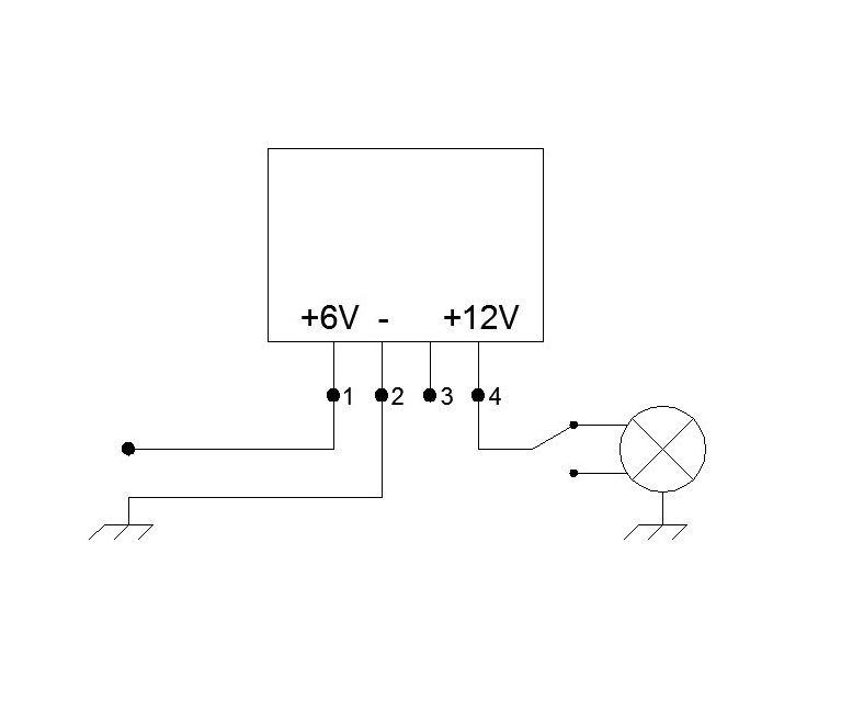 DC/DC-omformer 48 W fra 5V 6V 7V 8V 9V 10V 11V til 12V 4A 48W for Veteranbiler – bilde 2