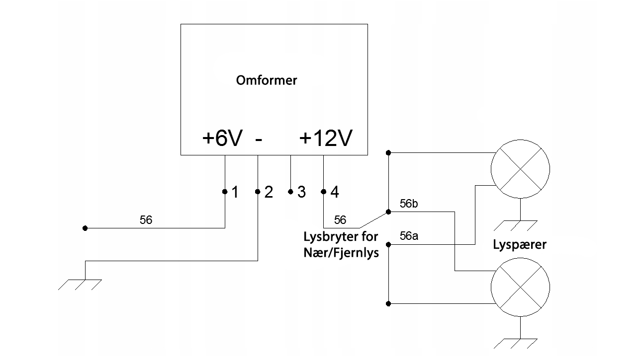 DC/DC-omformer 48 W fra 5V 6V 7V 8V 9V 10V 11V til 12V 4A 48W for Veteranbiler – bilde 3