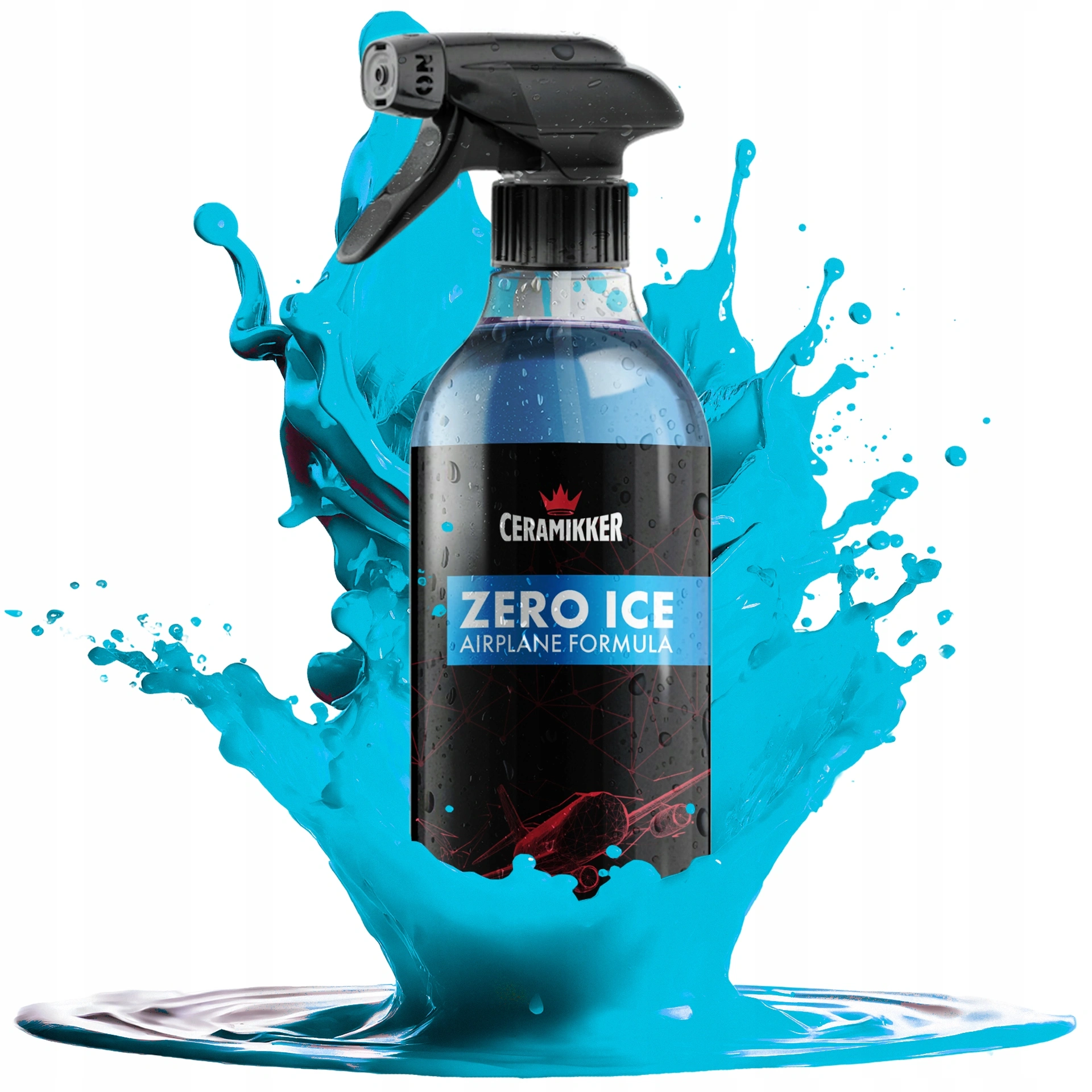 De-icer Isfjerningsmiddel CERAMIKKER Zero Ice Airplane Formula – Kraftig isfjerner for bilruter - 500 ml Image 1