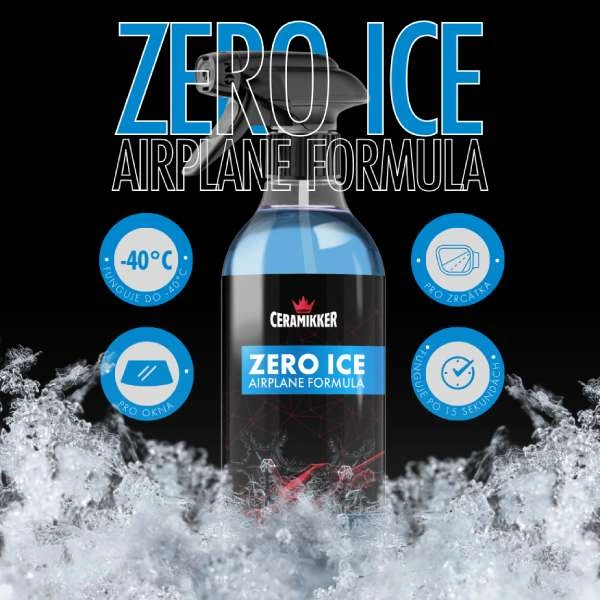 De-icer Isfjerningsmiddel CERAMIKKER Zero Ice Airplane Formula – Kraftig isfjerner for bilruter - 500 ml Image 8