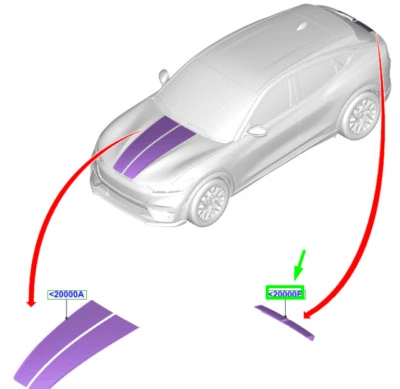 Dekalsett Ford Mustang Mach-E │ Genuine®