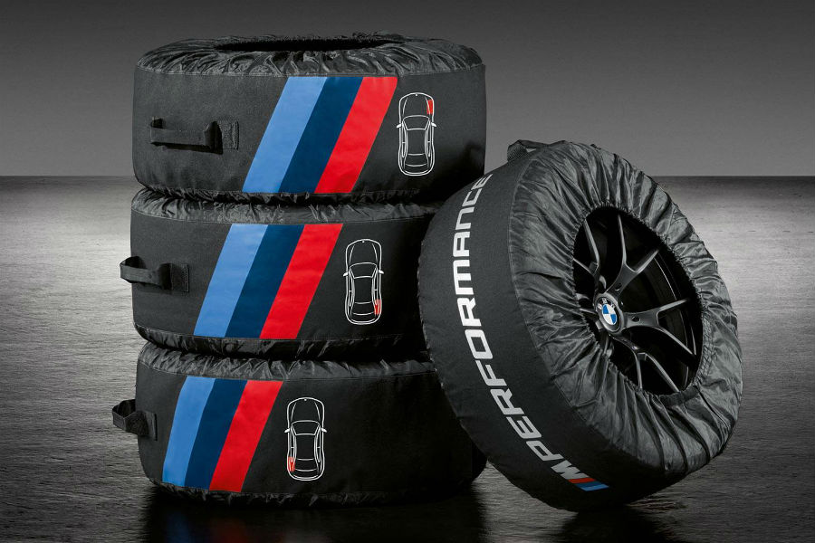 Dekkposer BMW OEM ///M Performance - sett 4 stk. Image 1