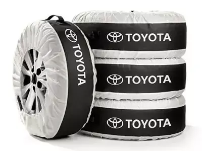 Dekkposer Toyota Titanium Edition │ Genuine® Tyre Storage Bag - sett 4 stk.