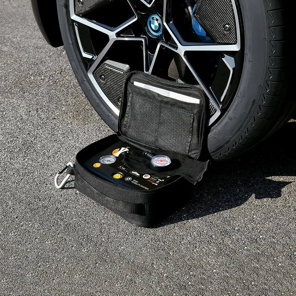 Dekkreparasjonssett BMW Mobility Set │ Genuine® Kompressor 180W med integrert beholder for tetningsvæske – bilde 8