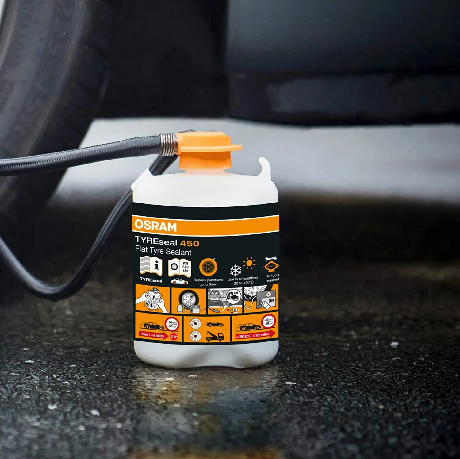 Dekktetningsmasse Osram TYREseal 450 Image 4