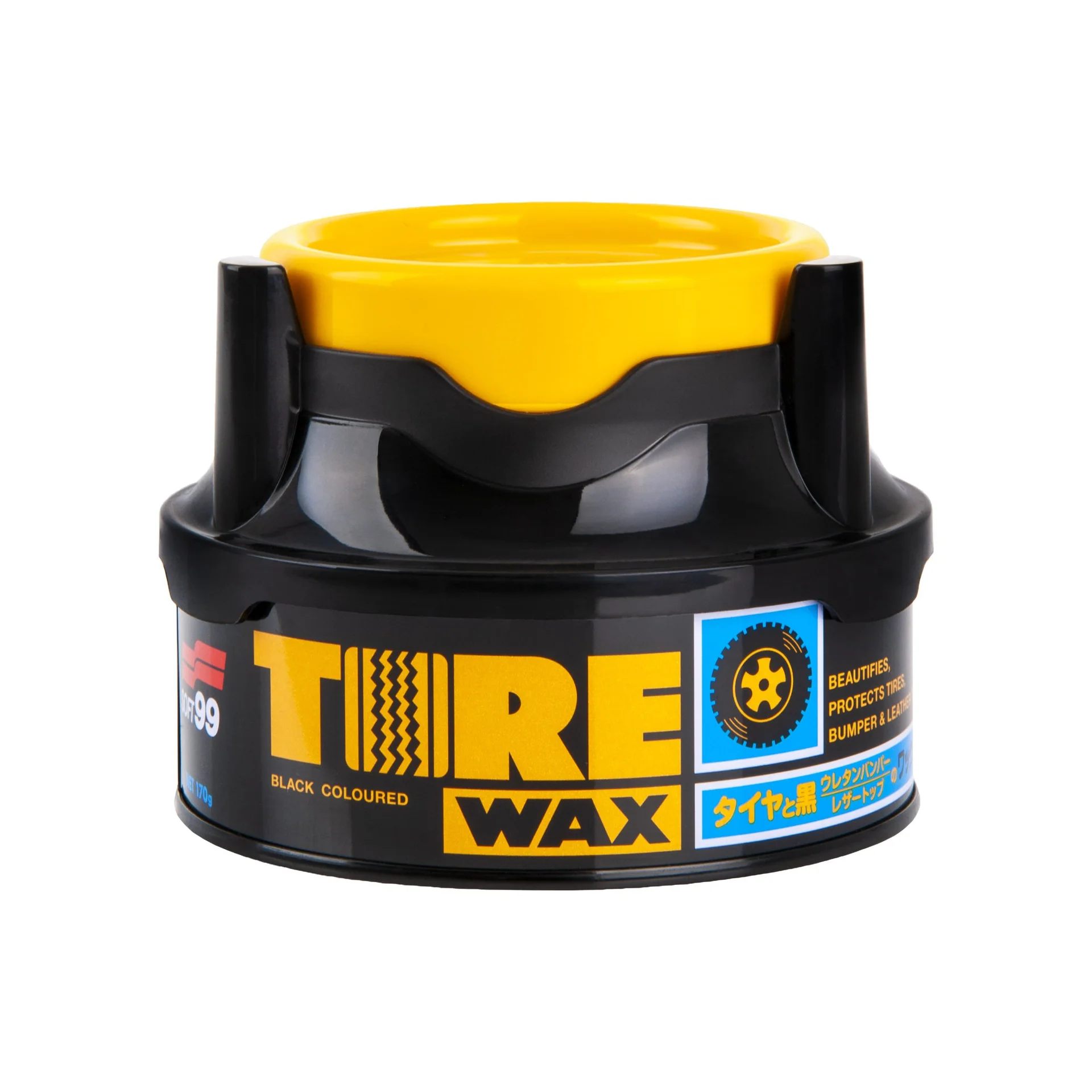 Dekkvoks Soft99 Tire Black Matt Wax │ Dekkfornyer og voks til dekk - 170 g