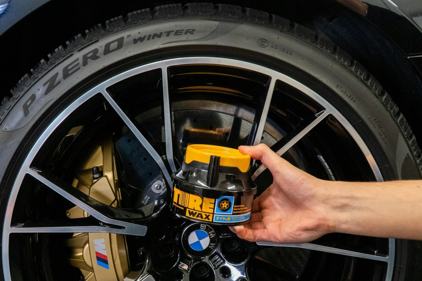 Dekkvoks Soft99 Tire Black Matt Wax │ Dekkfornyer og voks til dekk - 170 g – bilde 5