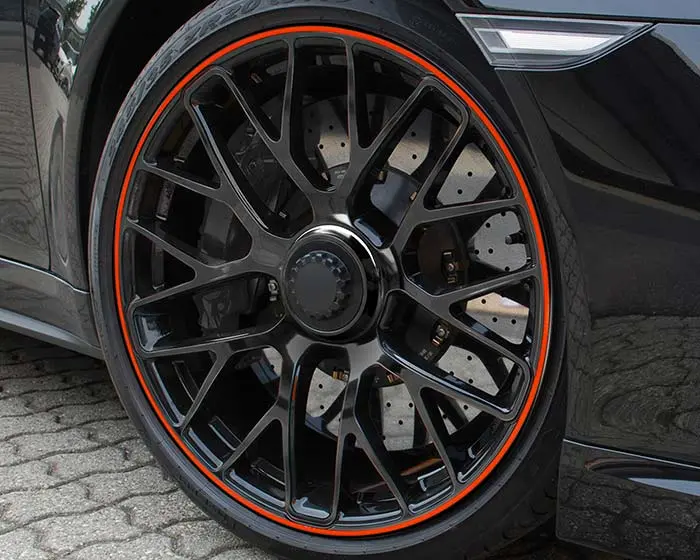 Dekorlist Foliatec PIN Striping Rim Design | Felgdekor - Neon Red