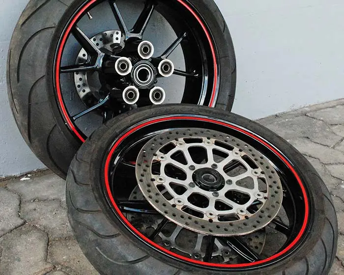Dekorlist Foliatec PIN Striping Rim Design | Felgdekor - Red – bilde 8