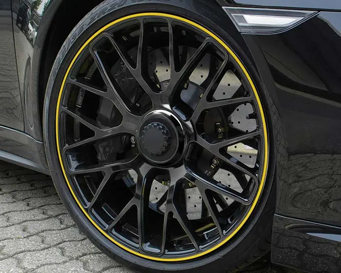 Dekorlist Foliatec PIN Striping Rim Design | Felgdekor - Yellow Speed