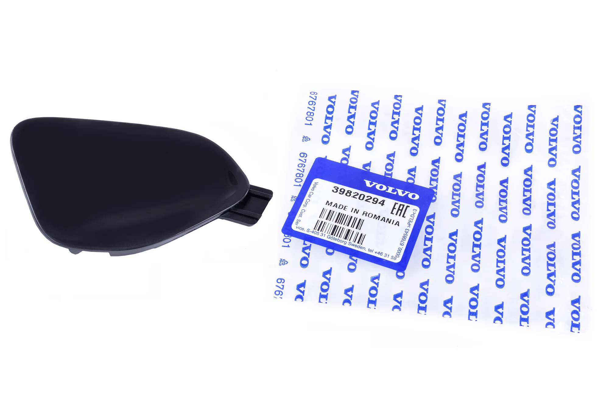 Deksel slepekrok Volvo Genuine® S60 / V60 / Cross Country 2014-2018 │ foran