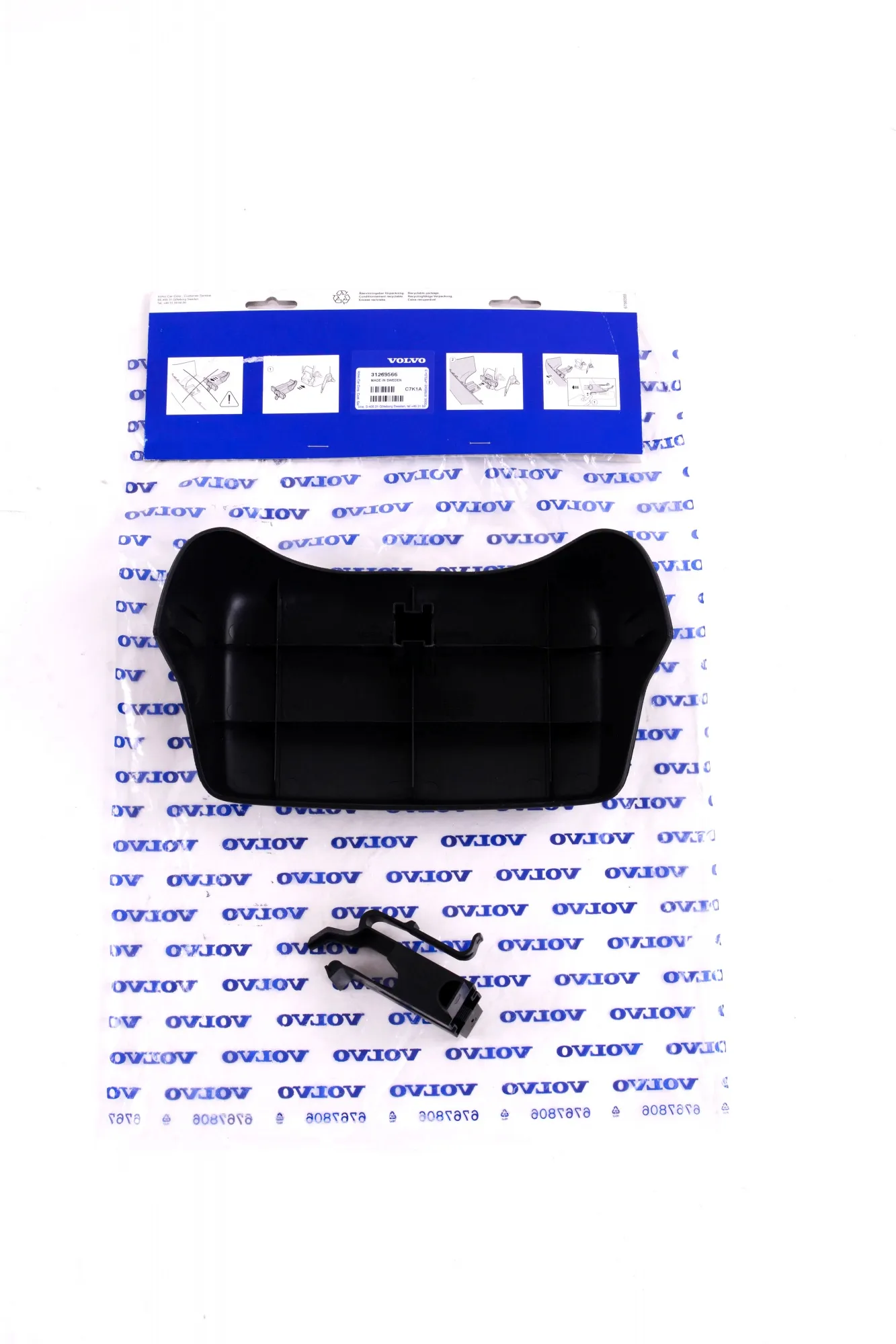 Deksel slepekrok Volvo Genuine® XC90 2003-2016 │ avtakbar krok (til VIN 327999)